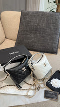 Chanel Diamond-Quilted Box Crossbody Bag — hero