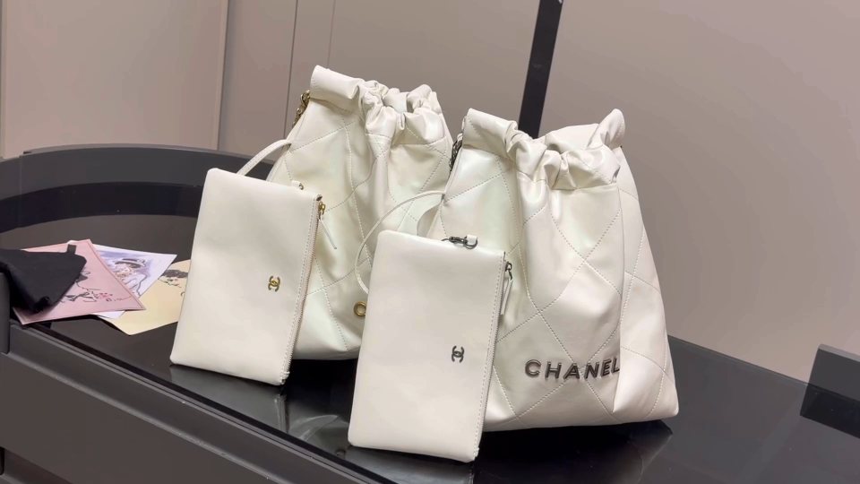 Chanel 22 Quilted Chain Shoulder Bag — comparison