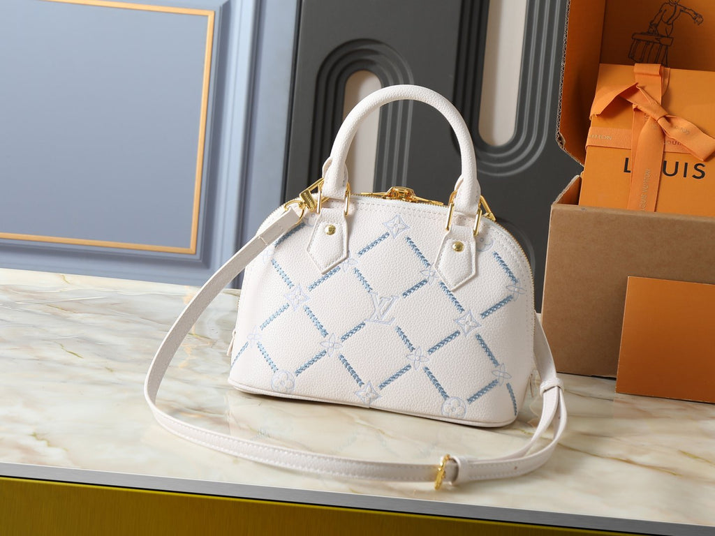 Louis Vuitton Alma BB Monogram Empreinte Couture Handbag — back
