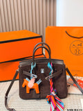 Hermès Birkin Grained Leather Top-Handle Bag — front