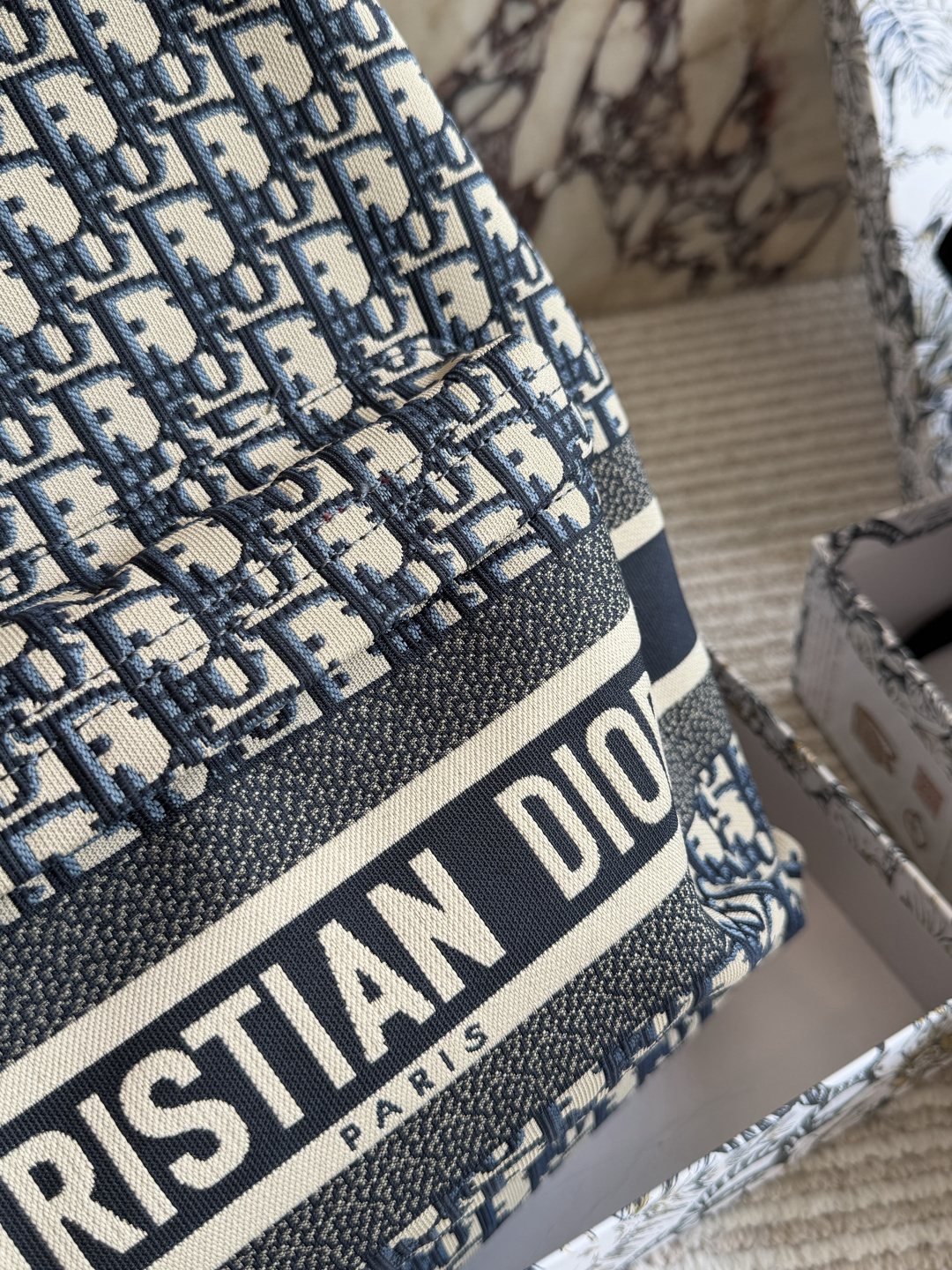 Dior Oblique Monogram Backpack — detail
