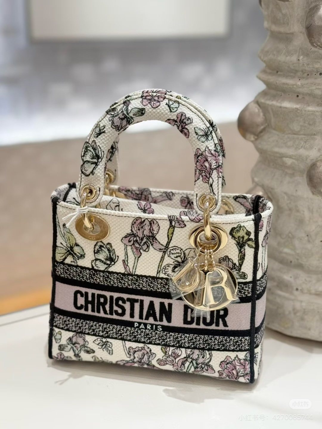 Dior Lady D-Lite Top-Handle Bag — hero