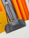 Louis Vuitton Dark Gray Monogram Domed Handbag — hero