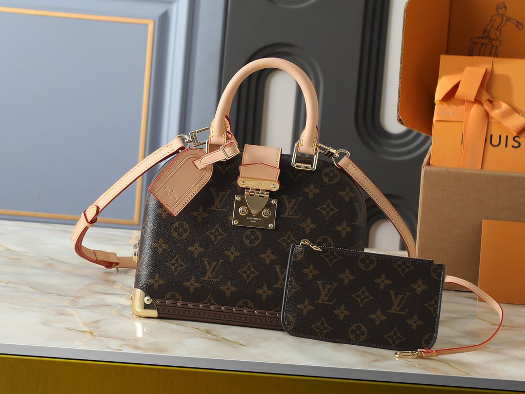Louis Vuitton Alma Monogram Hard-Case Top-Handle Bag — hero
