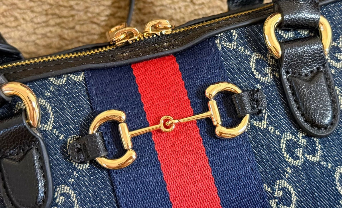 Gucci Borsetto Horsebit Boston Bag — detail