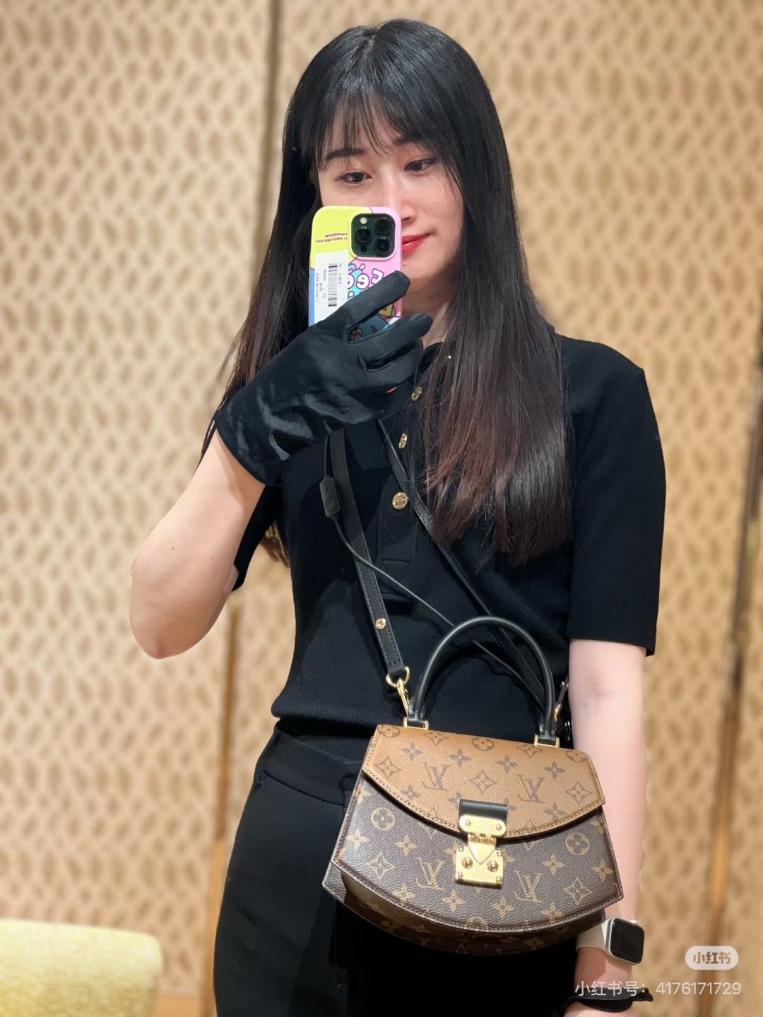 Louis Vuitton Tilsitt Two-Tone Monogram Top-Handle Bag — model