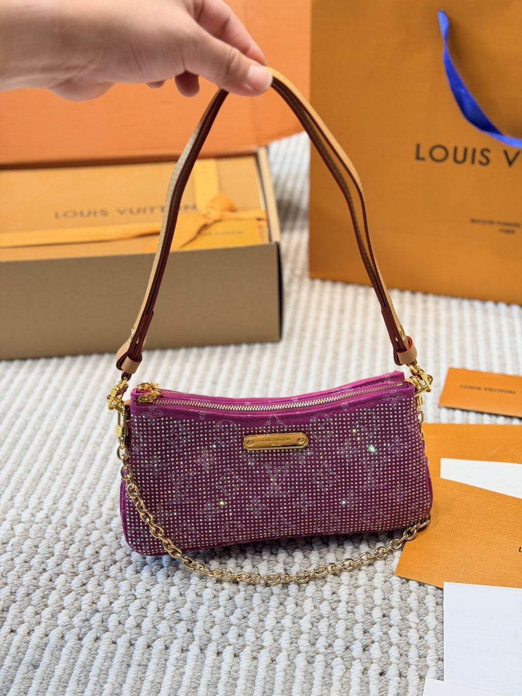 Louis Vuitton Monogram Zip-Top Pouch Shoulder Bag — hero