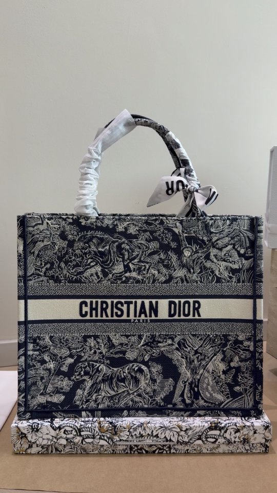 Dior Book Tote Patterned Tote Bag — hero