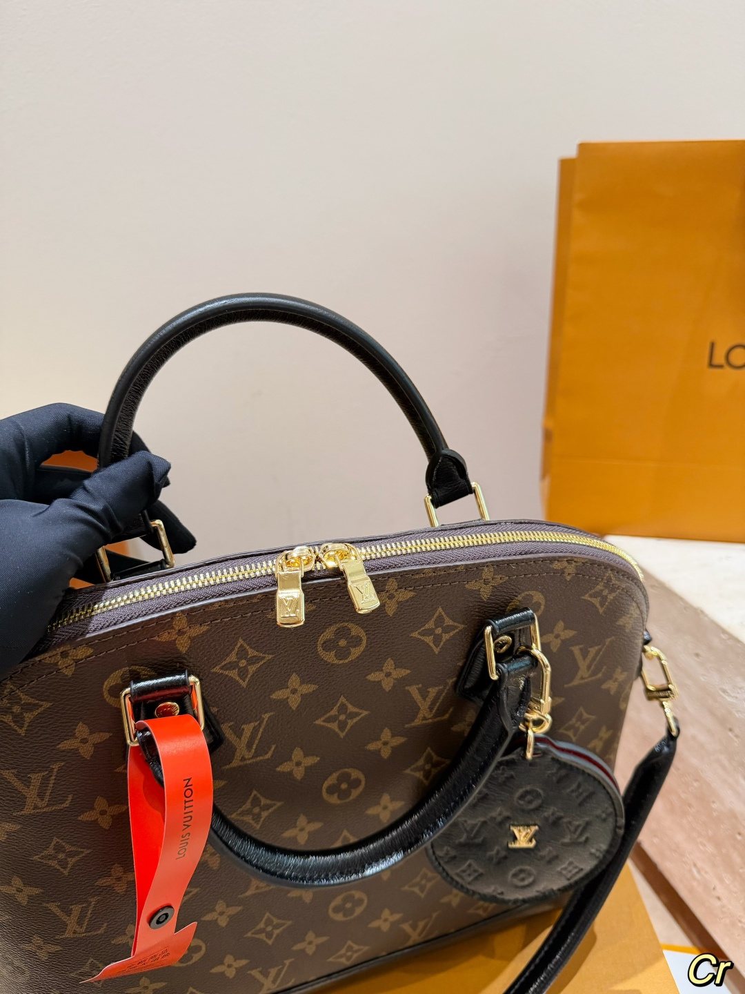 Louis Vuitton Monogram Bolide Dome Handbag — front