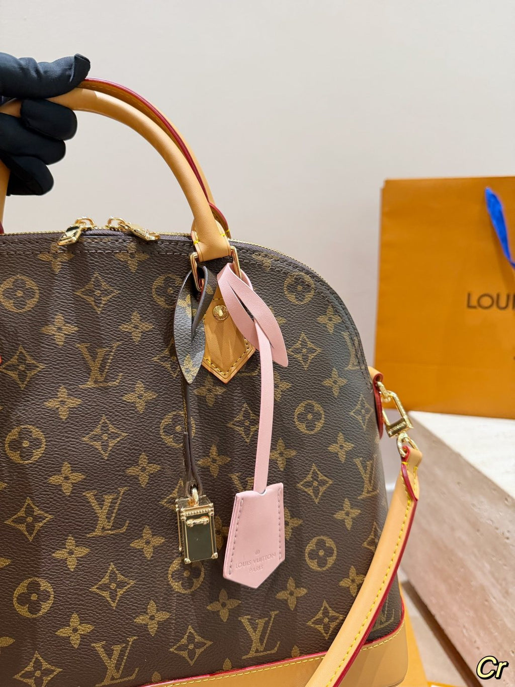 Louis Vuitton Monogram Bolide Dome Handbag — front