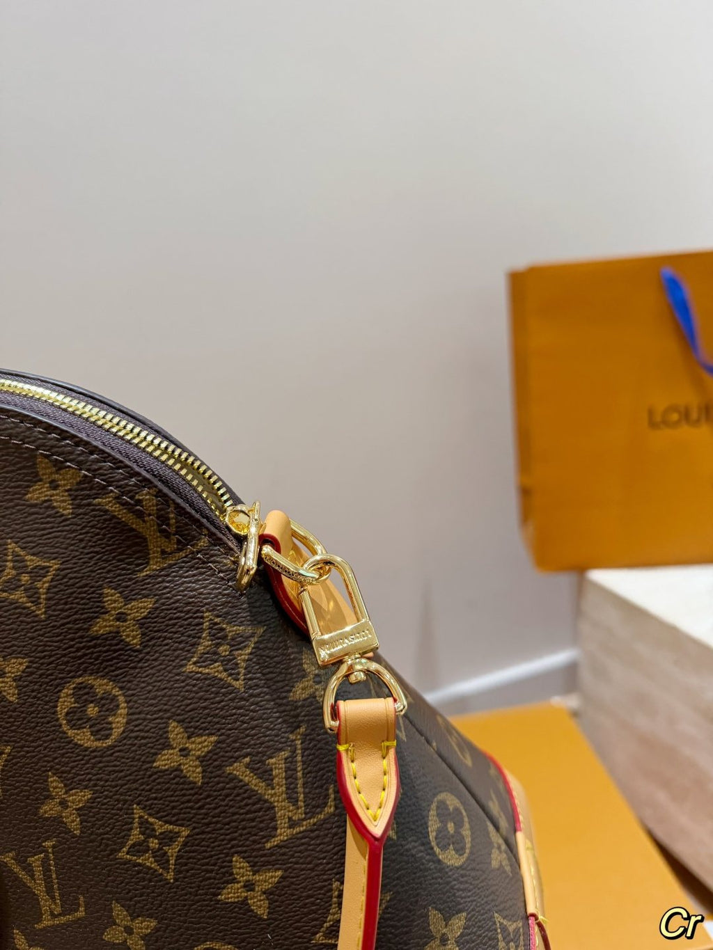 Louis Vuitton Monogram Bolide Dome Handbag — detail