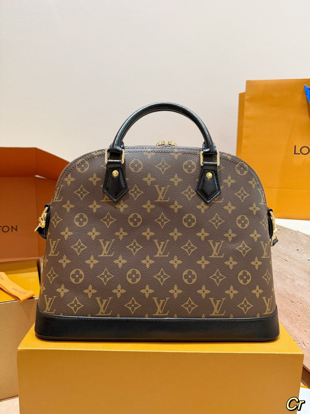 Louis Vuitton Monogram Bolide Dome Handbag — back