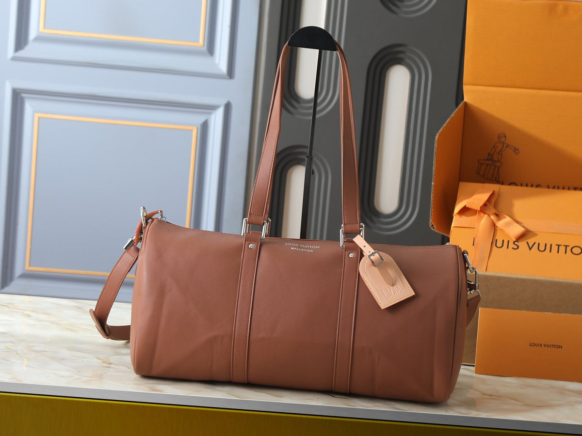 Louis Vuitton Needle Brown Leather Handbag — hero