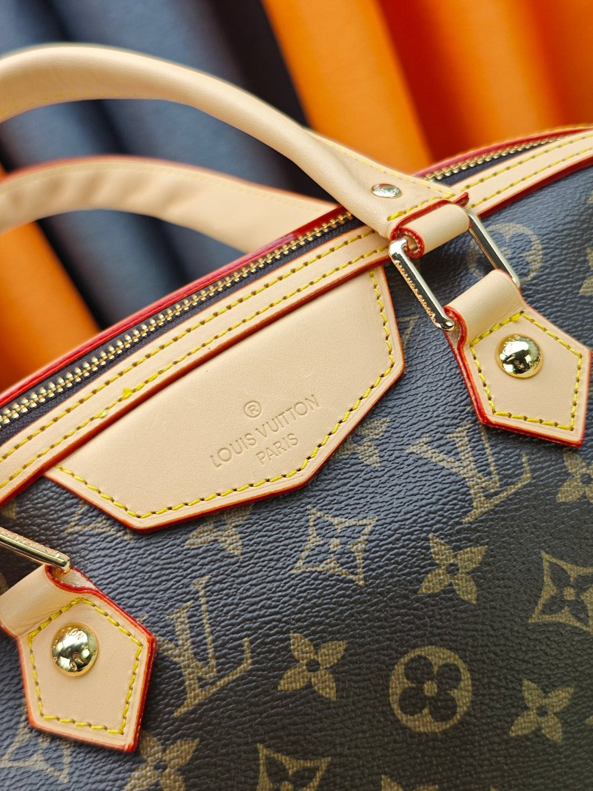 Louis Vuitton Retiro Monogram Handbag — detail
