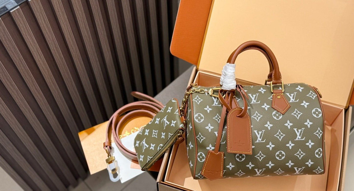 Louis Vuitton Speedy Monogram Duffel-Style Handbag — front