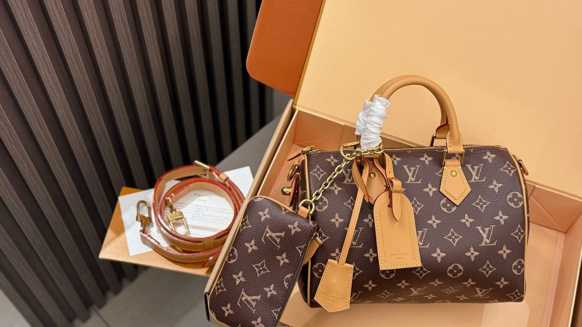 Louis Vuitton Speedy Monogram Duffel-Style Handbag — front