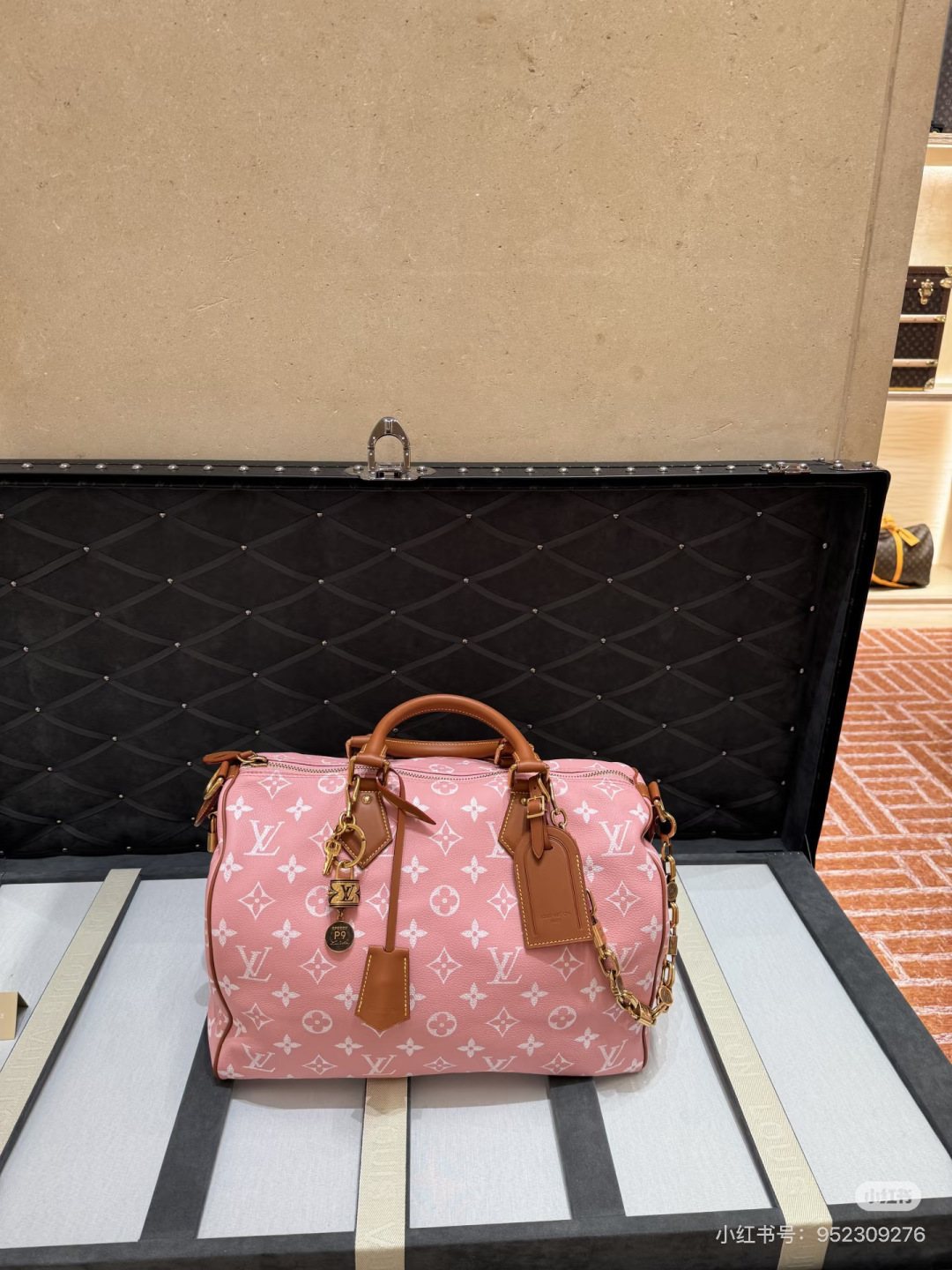 Louis Vuitton Speedy Monogram Duffel-Style Handbag — front