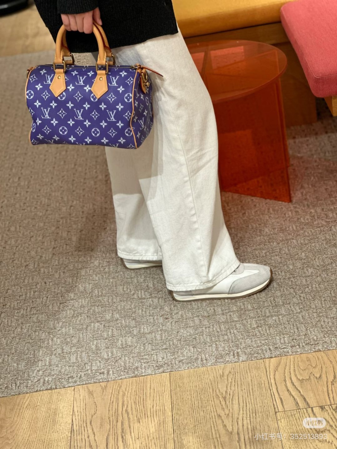 Louis Vuitton Speedy Monogram Duffel-Style Handbag — model