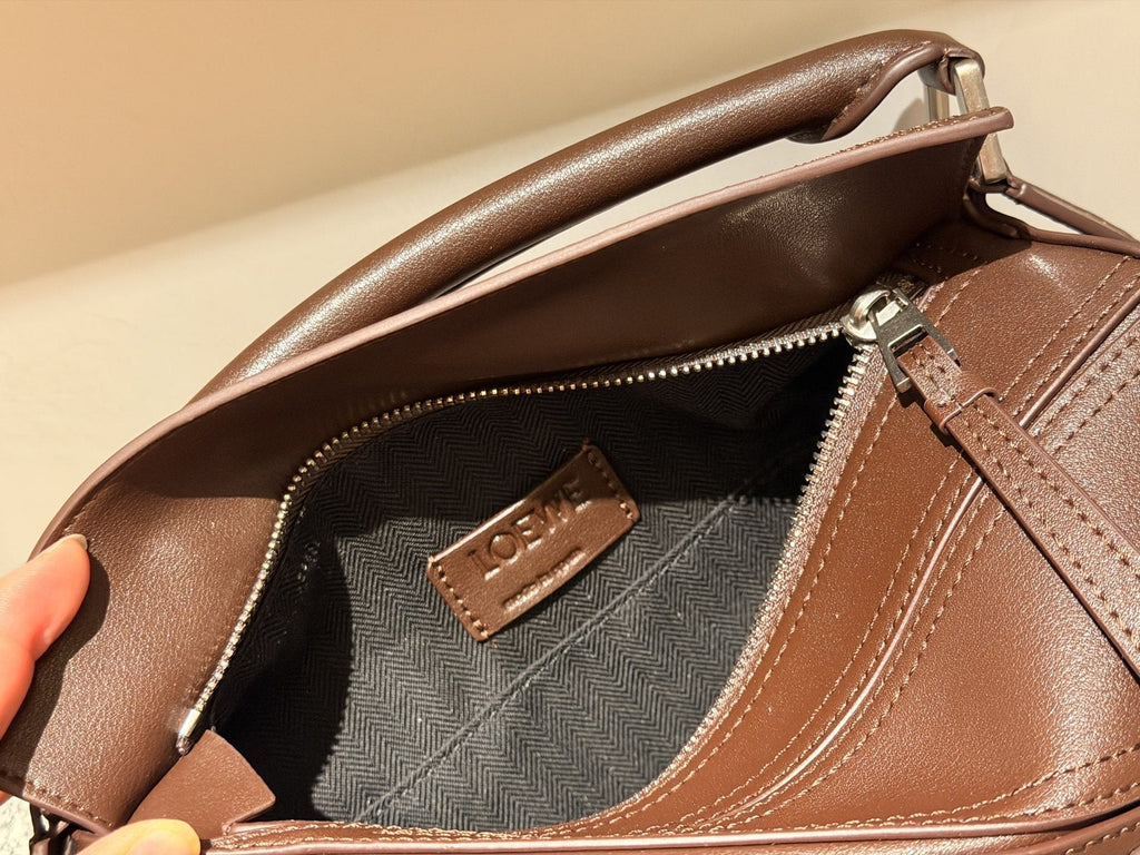 Loewe Puzzle Biker Belted Handbag — detail