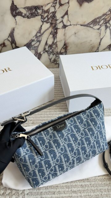 Dior Nomad Oblique Top-Handle Shoulder Bag — hero