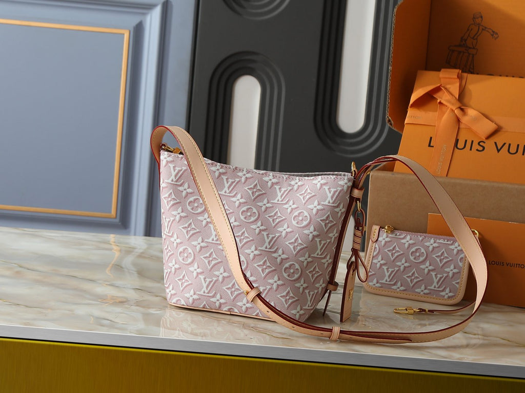 Louis Vuitton All In BB Monogram Jacquard Handbag — back