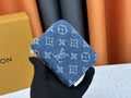Louis Vuitton Zippy Monogram Denim Coin Purse — hero