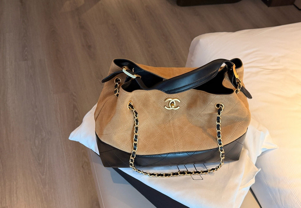 Chanel Two-Tone Chain Hobo Bag — hero