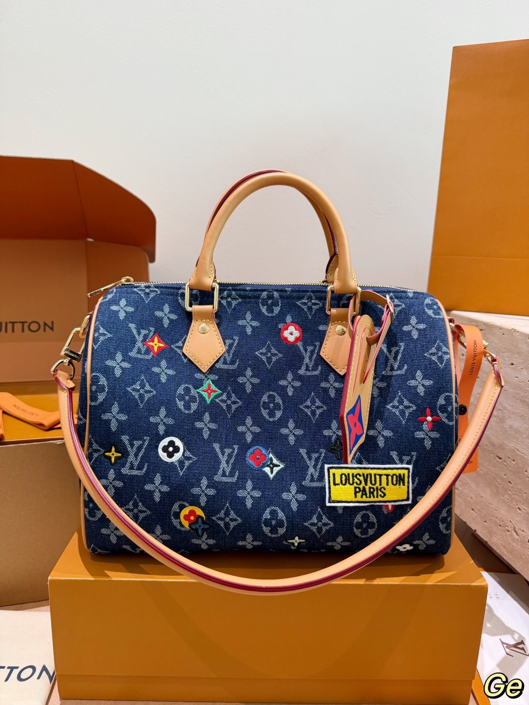 Louis Vuitton Speedy Monogram Satchel — front
