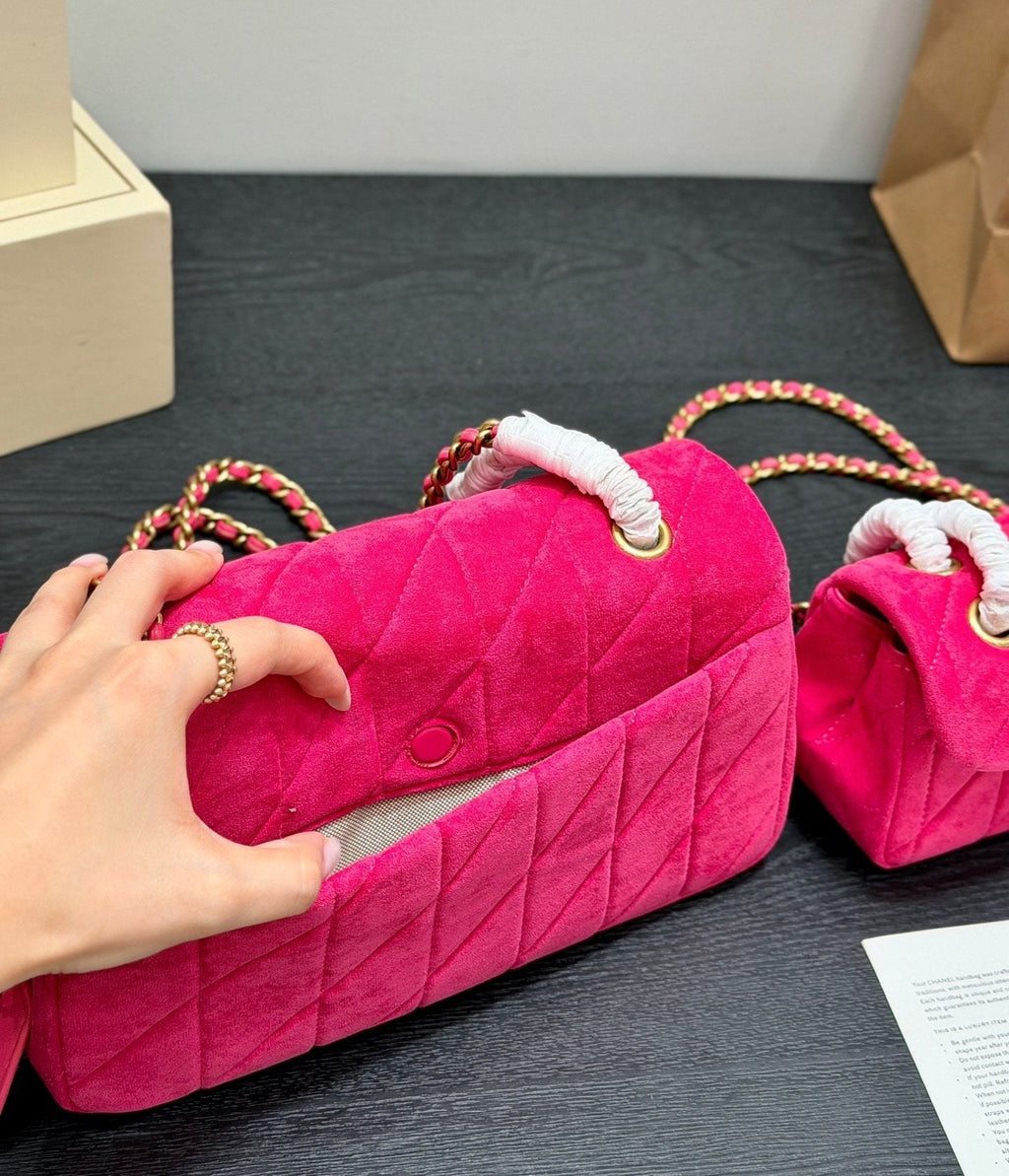 Coach Quilted Tabby Chain Shoulder Bag — back