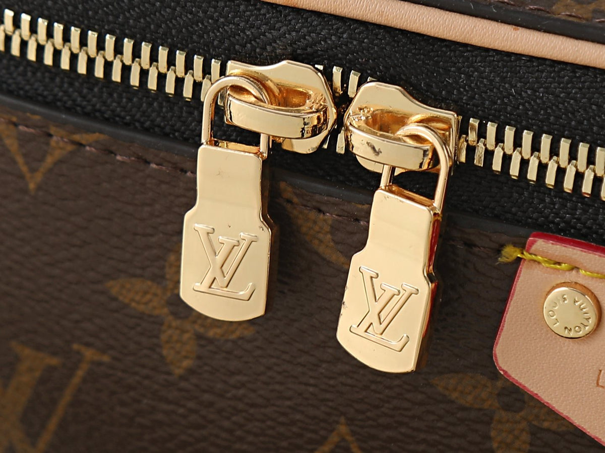 Louis Vuitton Vanity Pouch Monogram Trunk-Style Handbag — detail