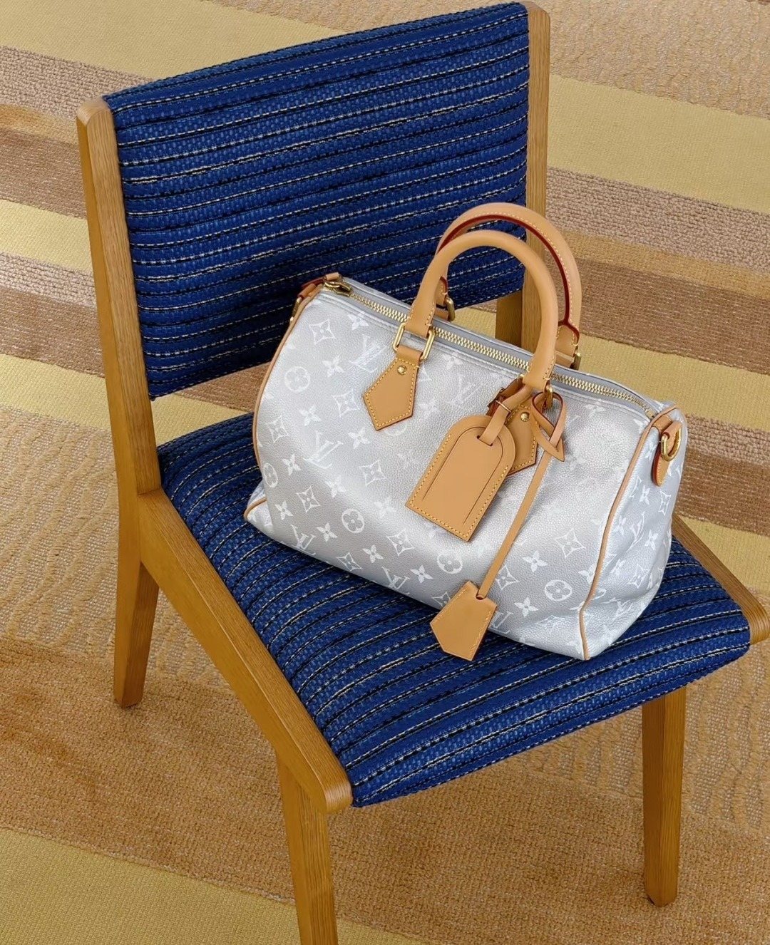 Louis Vuitton Speedy Monogram Satchel — side