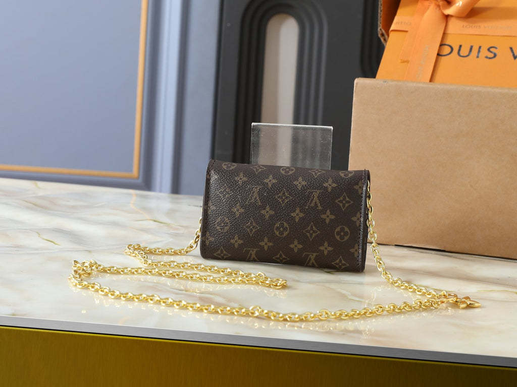 Louis Vuitton Pouch Metis Monogram Chain-Strap Pouch — back