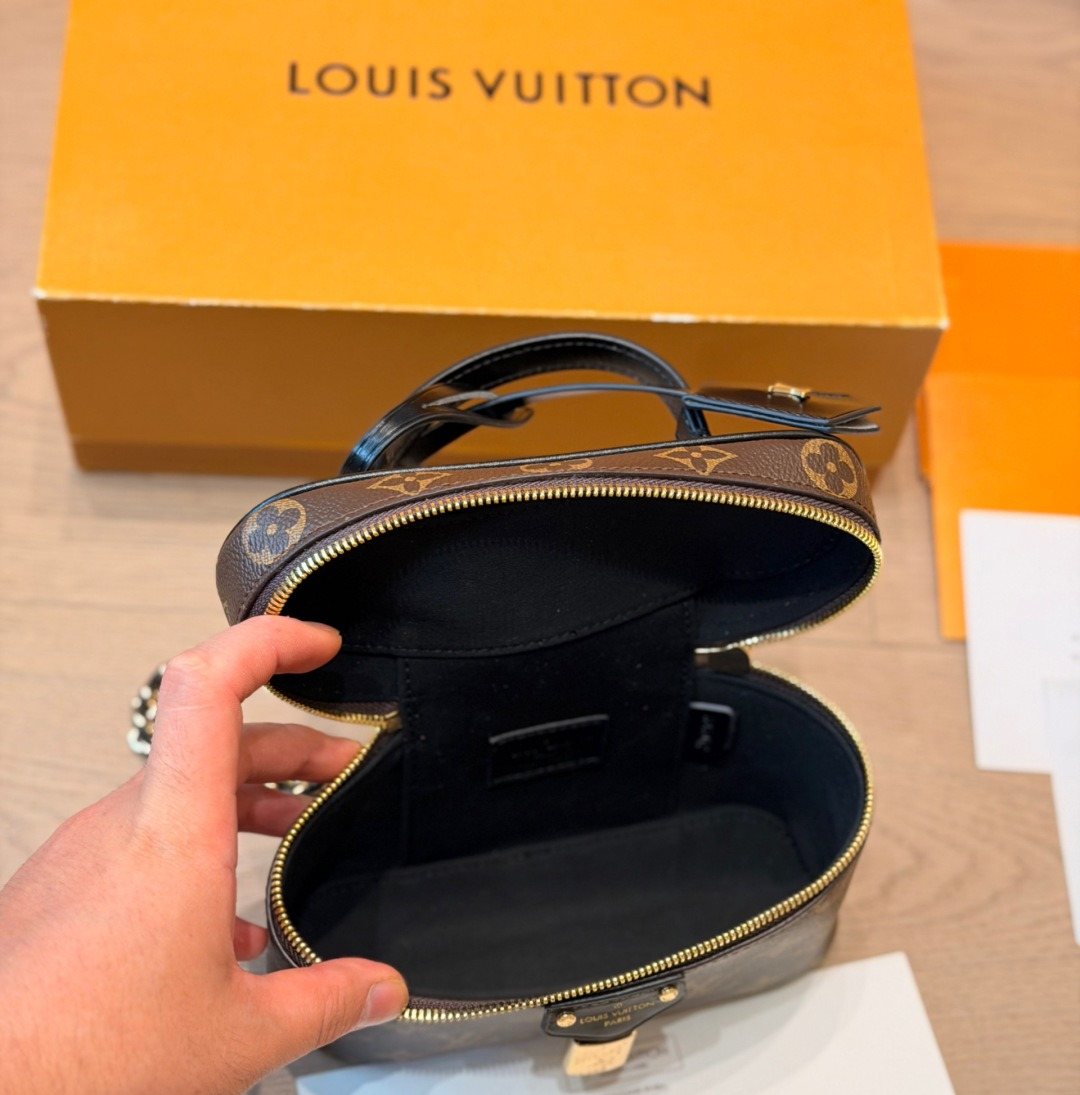 Louis Vuitton Vanity PM Monogram Bag — detail