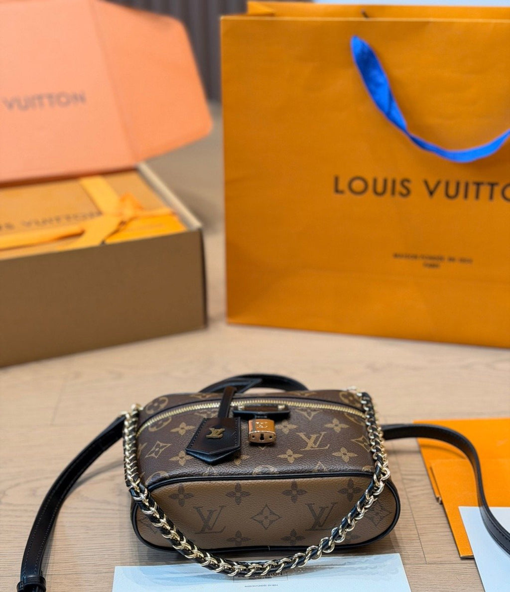 Louis Vuitton Vanity PM Monogram Bag — detail
