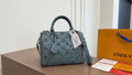 Louis Vuitton Speedy Embellished Denim Satchel — hero