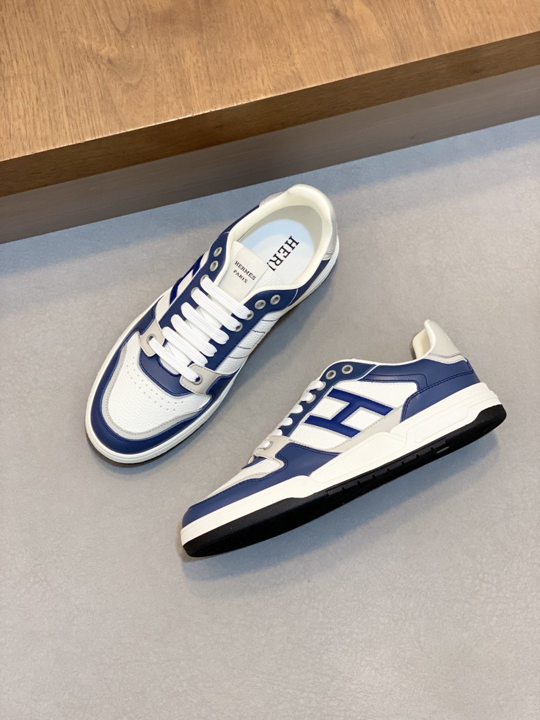 Hermès H-Panel Low-Top Sneakers — front