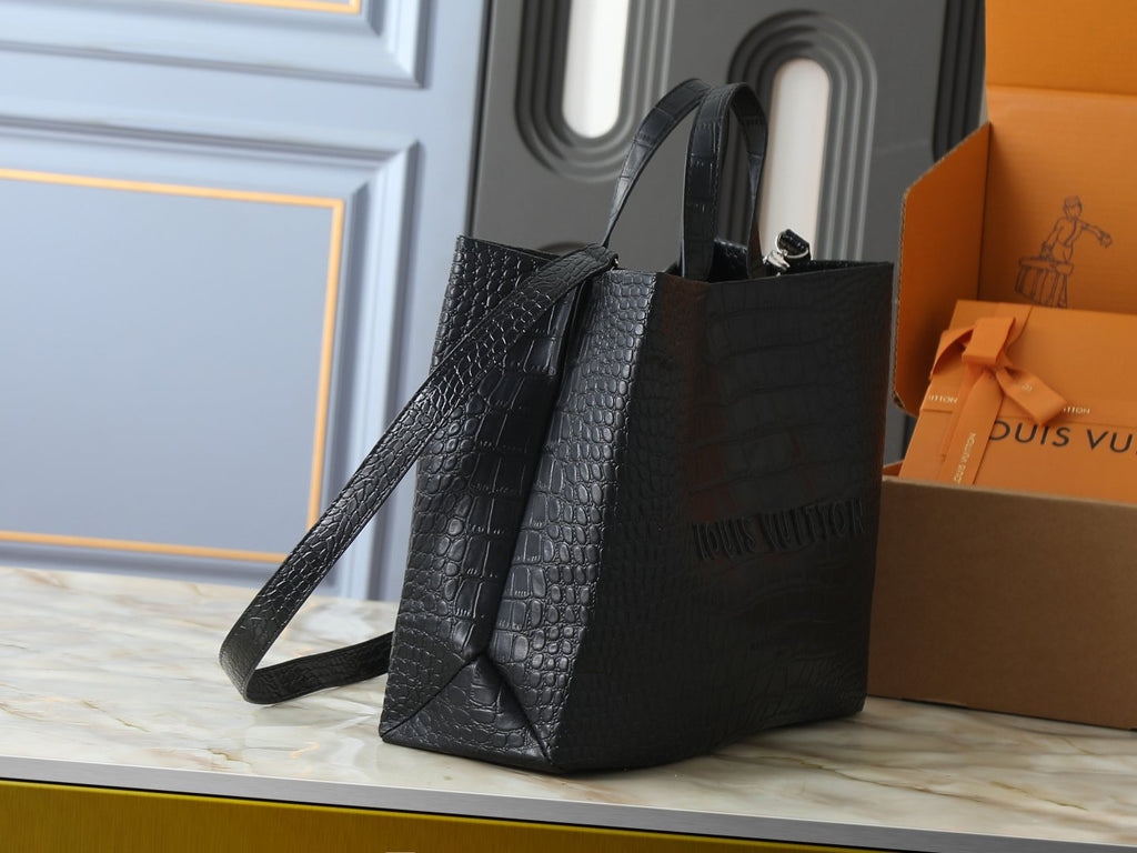 Louis Vuitton Shopper Tote Bag — side