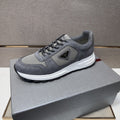 Prada Men's Paneled Low-Top Sneakers — hero
