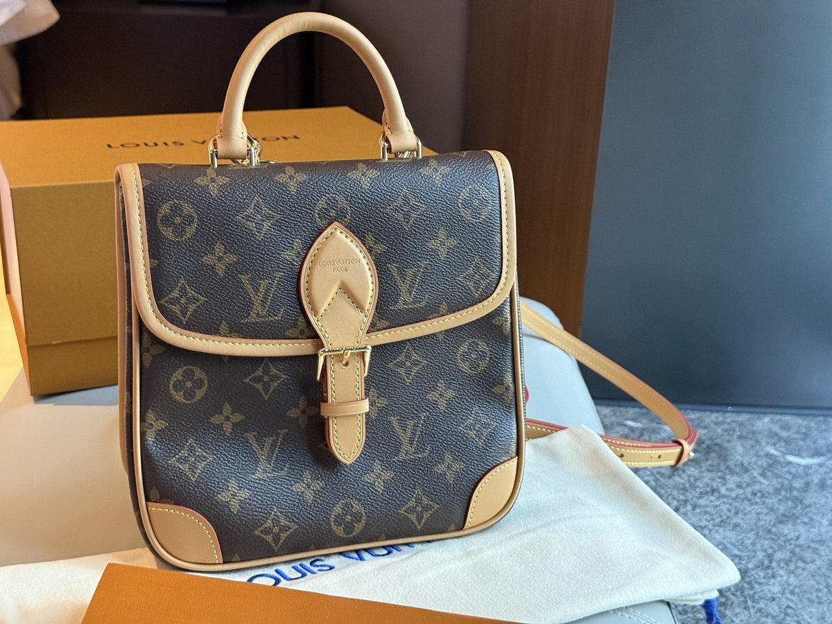Louis Vuitton Monogram Curved-Flap Backpack — hero