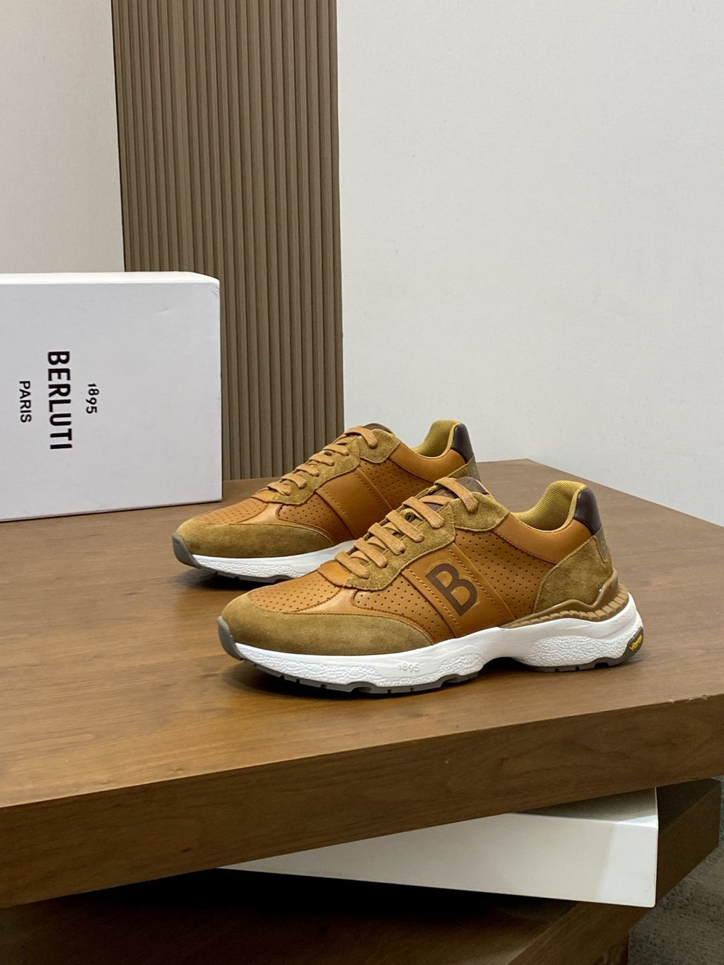 Berluti Sport Track Low-Top Sneakers — front