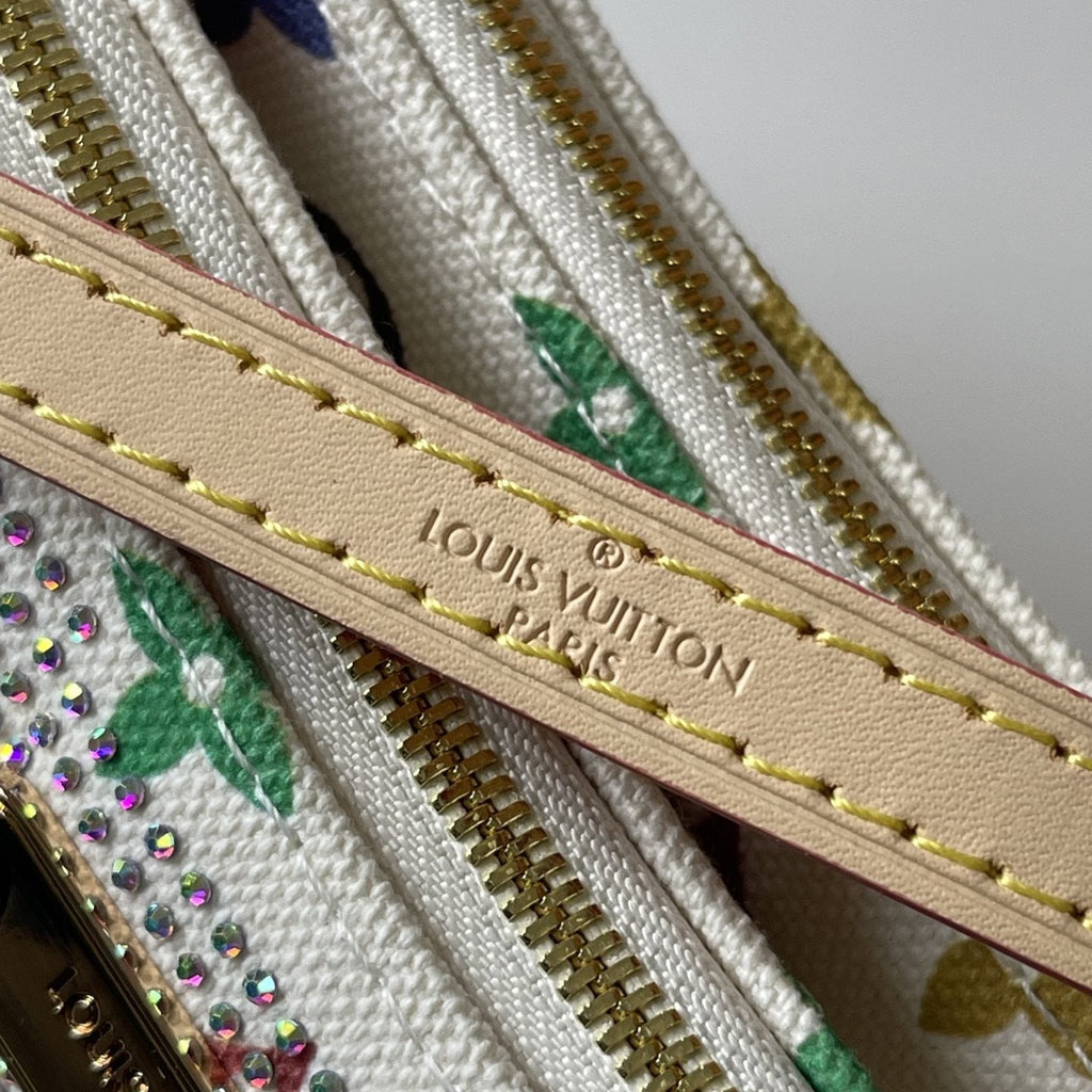 Louis Vuitton Liv Pochette Embellished Shoulder Bag — detail