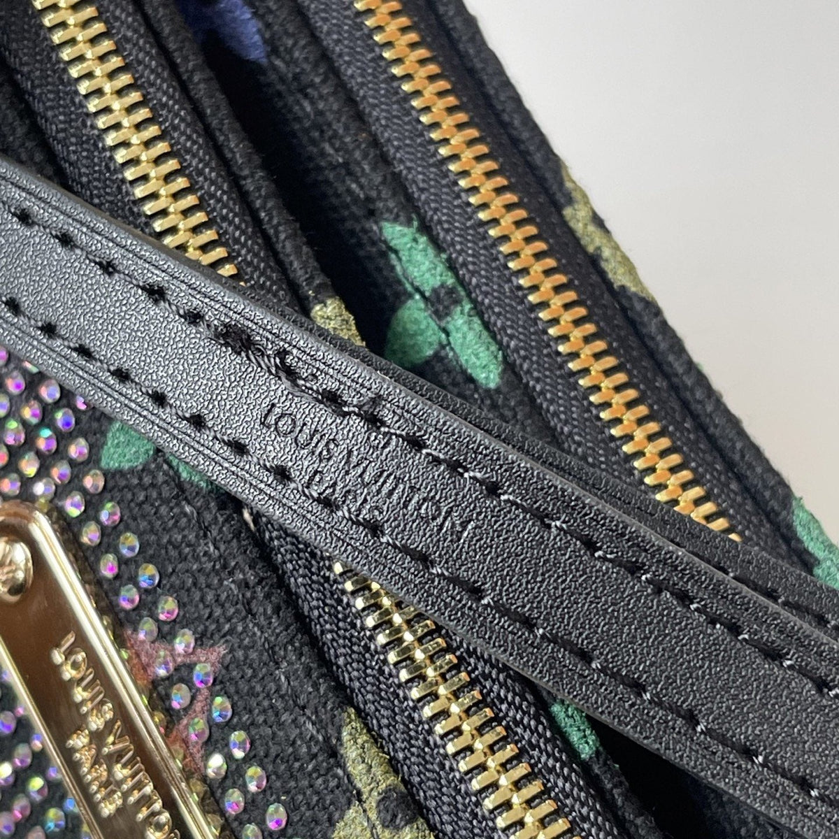 Louis Vuitton Liv Pochette Embellished Shoulder Bag — detail