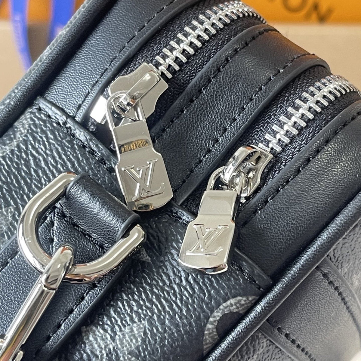 Louis Vuitton Alpha Monogram Messenger Bag — detail