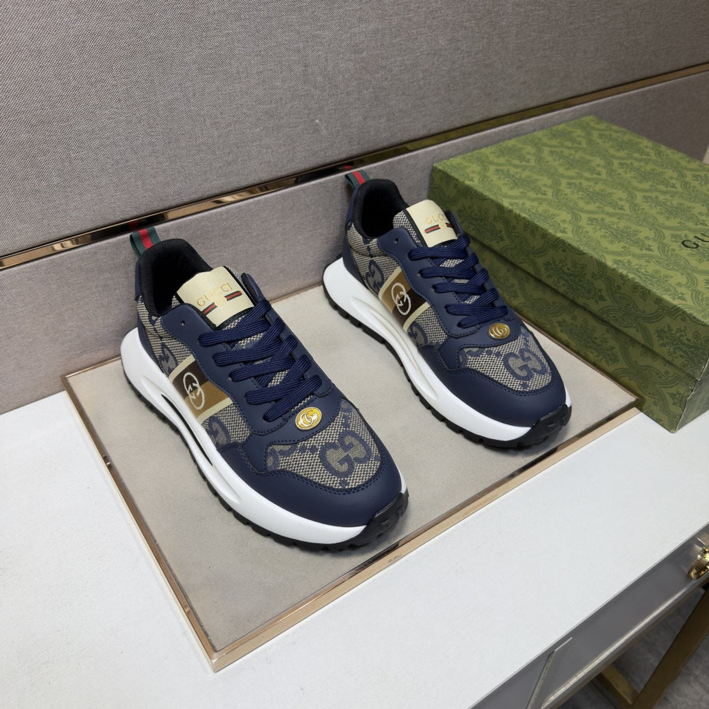 Gucci Patterned Low-Top Sneakers — front