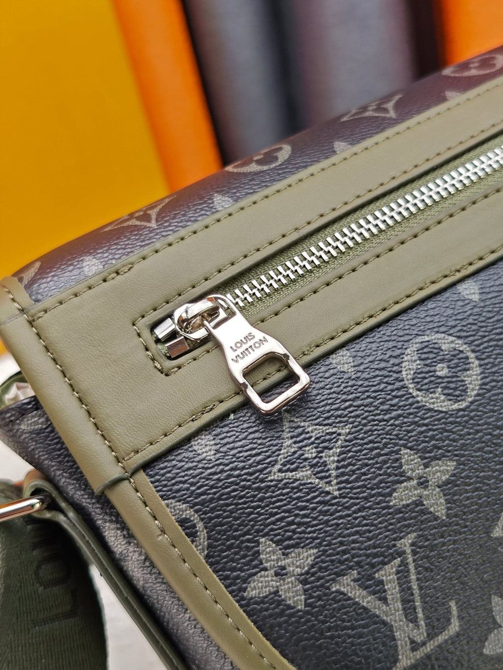 Louis Vuitton Courrier Monogram Messenger Bag — detail
