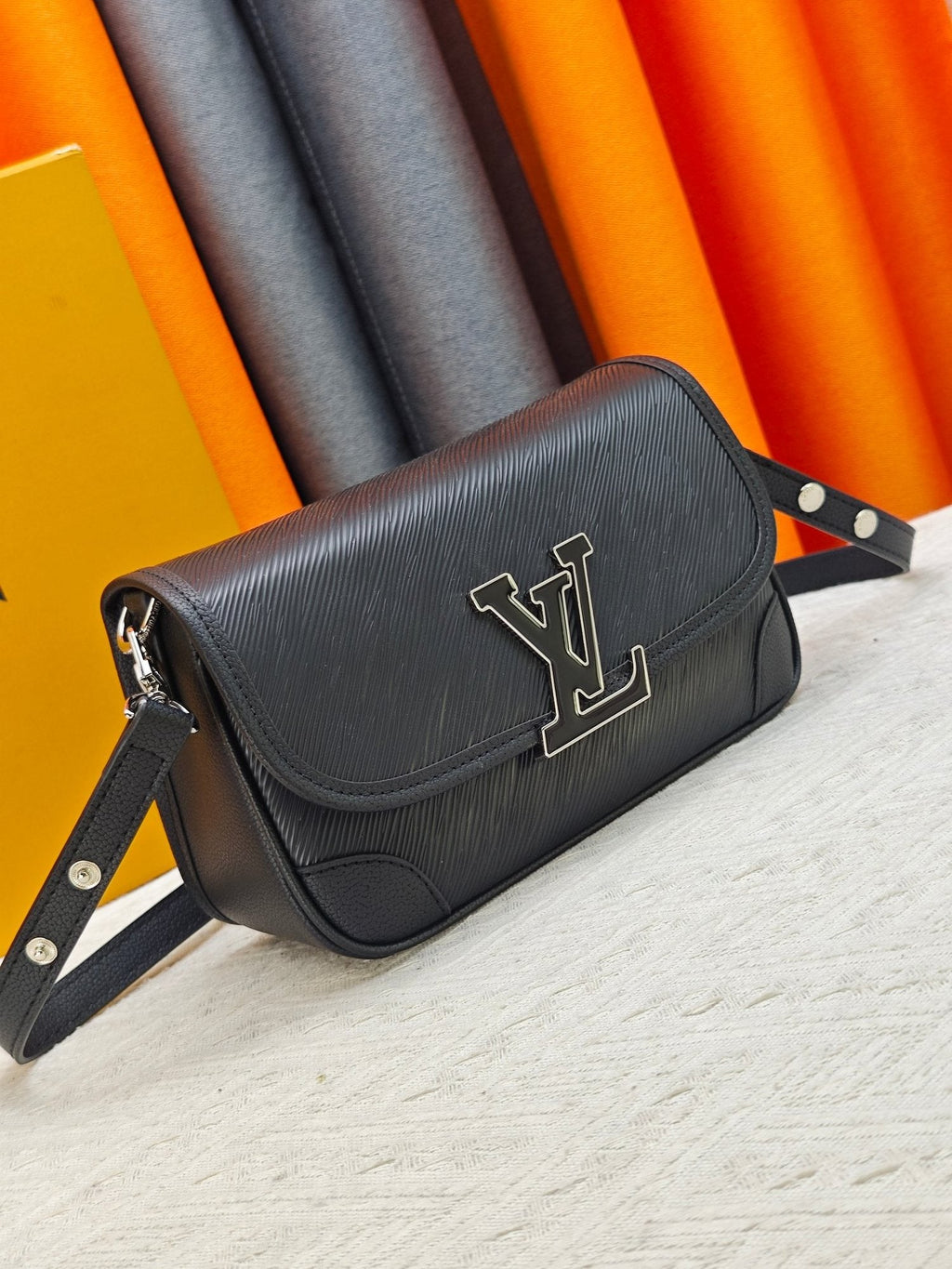Louis Vuitton Textured Flap Shoulder Bag — hero