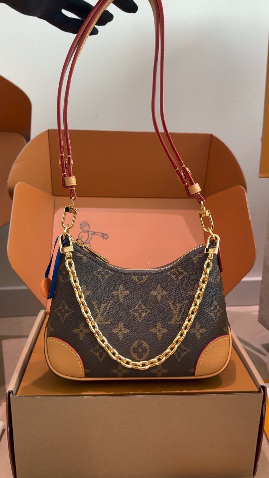 Louis Vuitton Curved Monogram Chain Crossbody Bag — hero