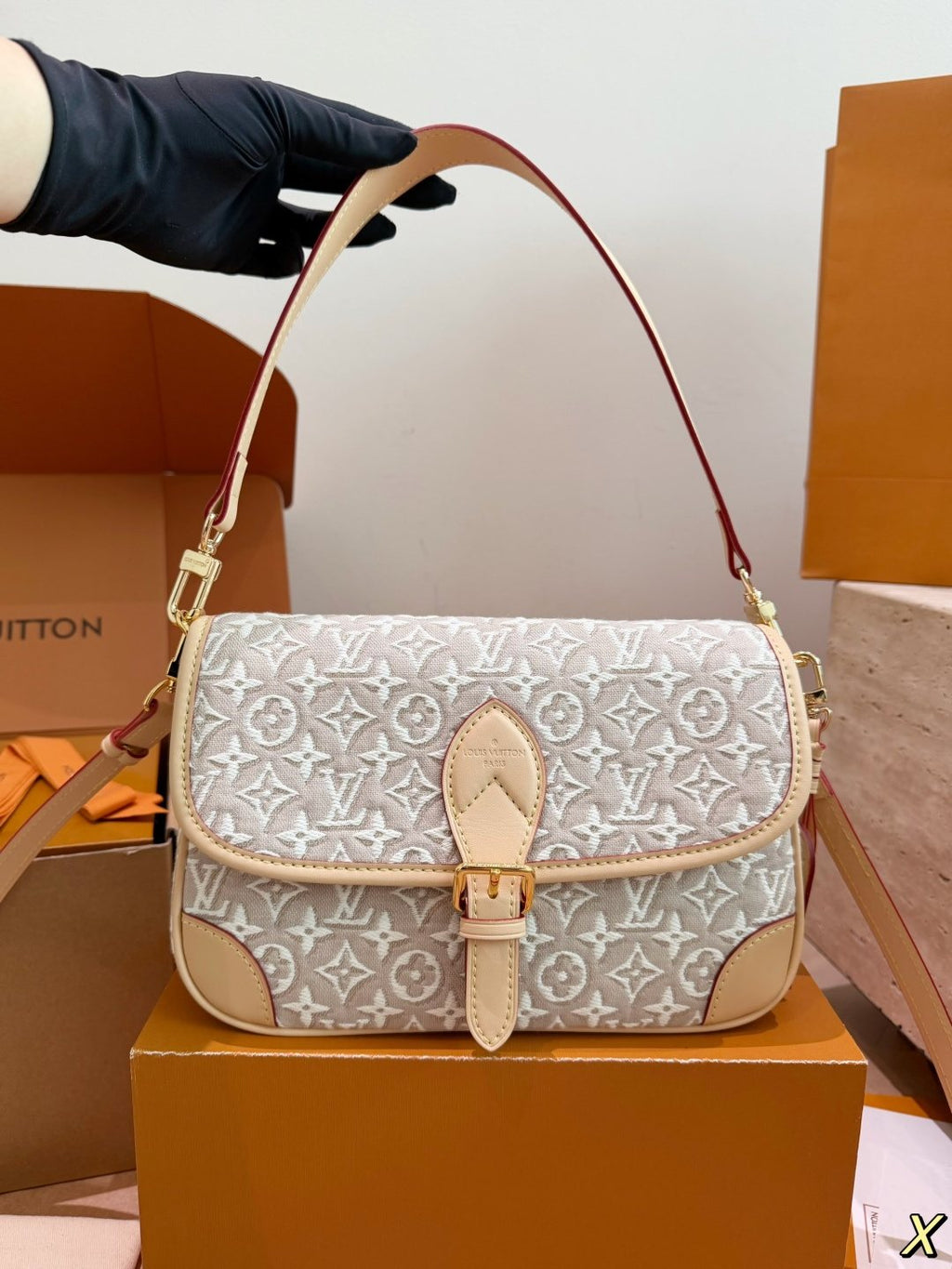 Louis Vuitton Dauphine Monogram Flap Shoulder Bag — hero