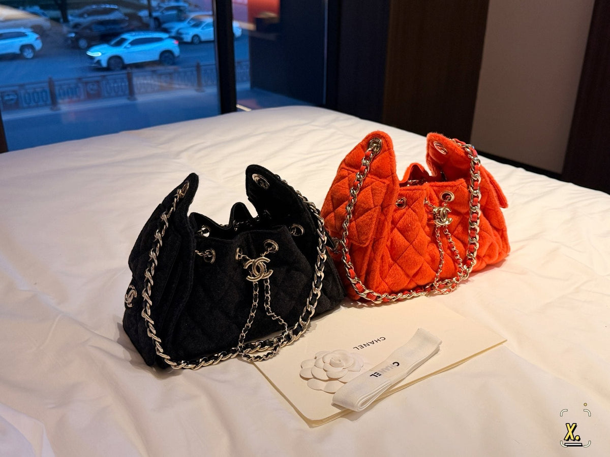 Chanel 25 Drawstring Shoulder Bag — comparison