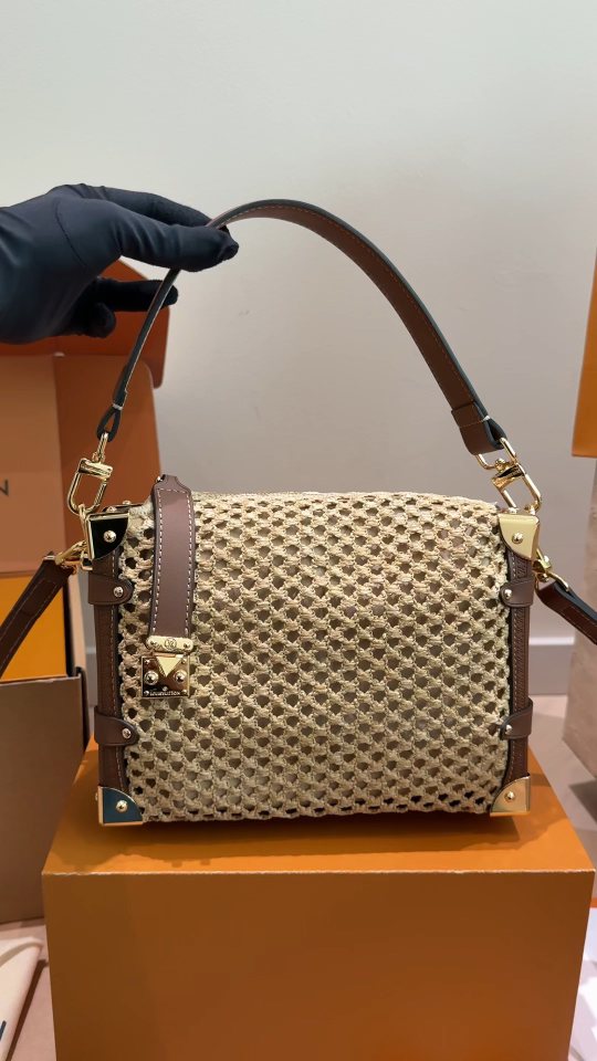 Louis Vuitton Woven Rectangular Top-Handle Bag — hero